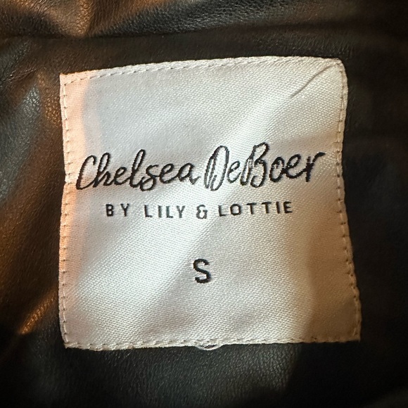 Chelsea DeBoer by Lily & Lottie Claremont Biker Jacket Size Small - Picture 4 of 4